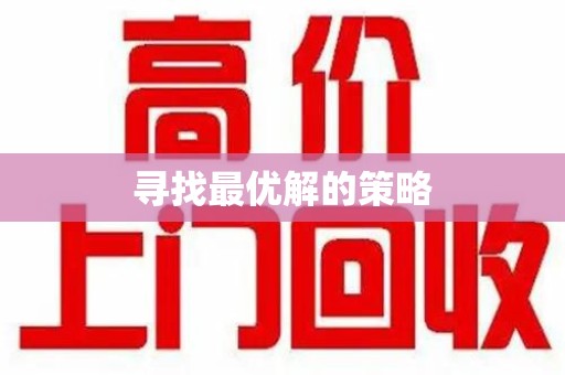 长春寻找最优解的策略